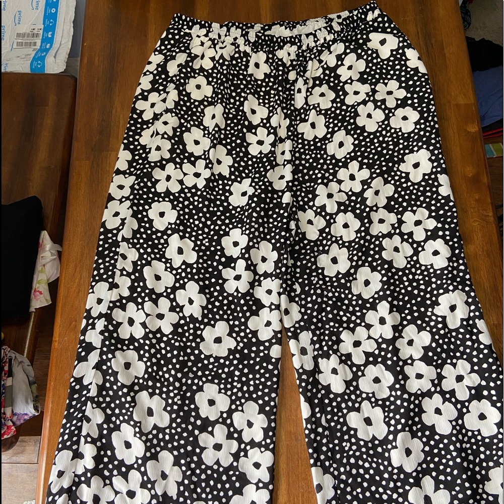 ModCloth Retro Palazzo Pant, Flower, 2x